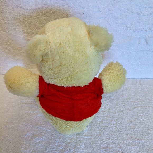 Disney Baby Winnie the Pooh Plush 12” Stuffed Animal Soft  Rattle Crinkle Ears - Picture 2 of 4
